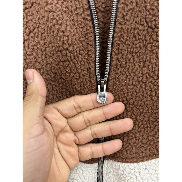 Kuhl Prism Sherpa Fleece Full Zip Jacket M Outdoors Gorpcore 90s Camping Travel - Picture 8 of 16